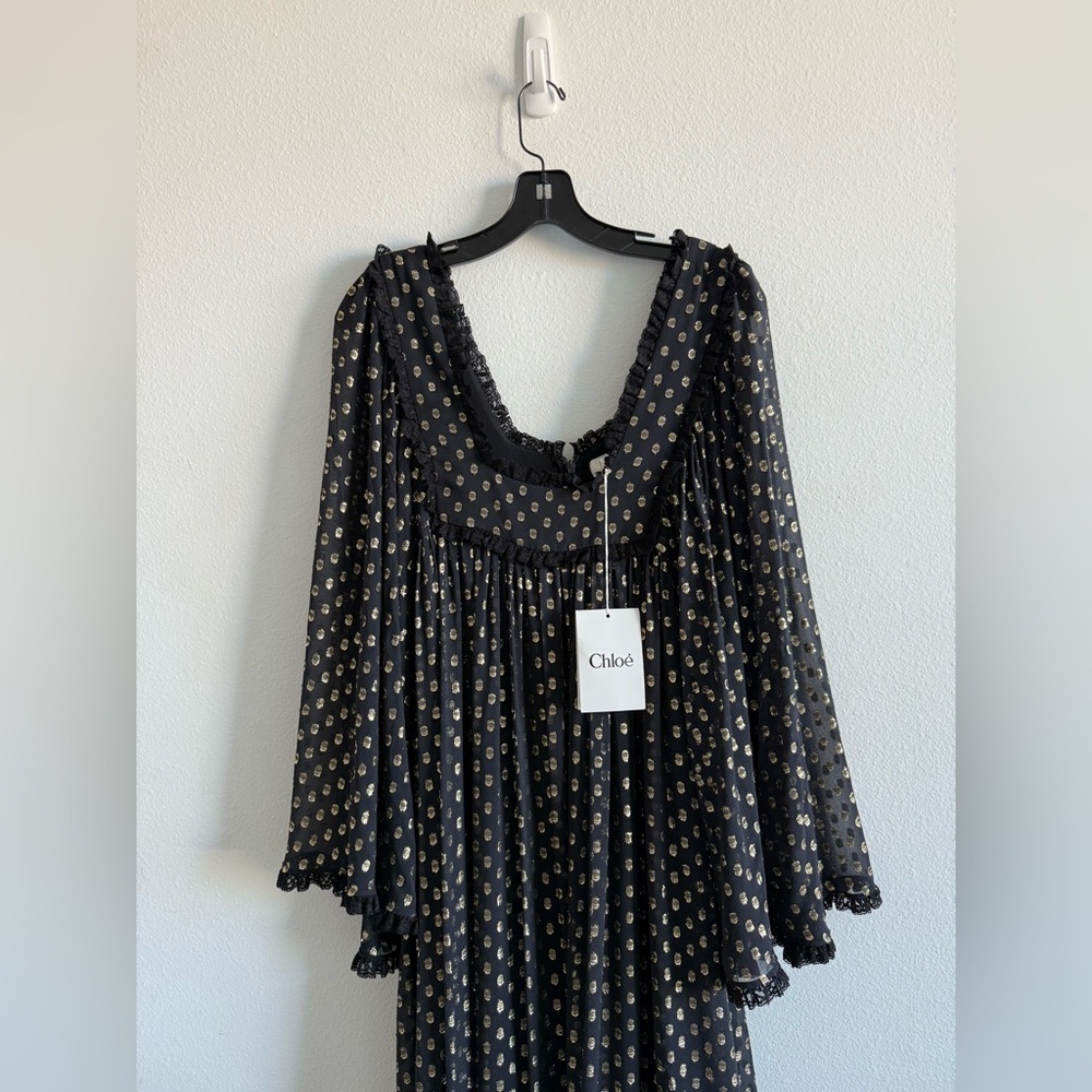 NWT Chloe Maxi Dress Black - Picture 7 of 15